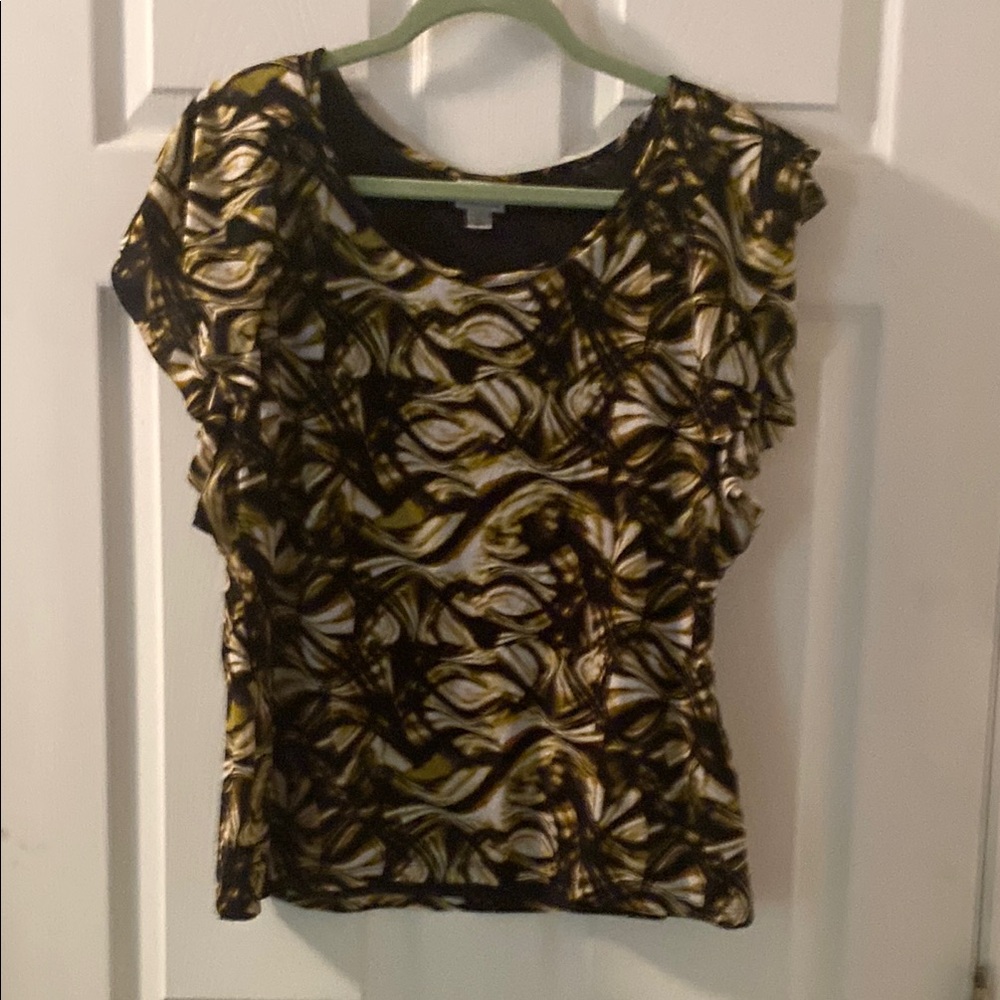 Abstract Patterned Women's Top